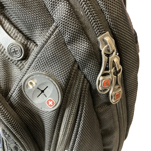 Wenger Swiss Gear Ibex 17-Inch Laptop Scansmart Backpack Bag Blue Travel School - Picture 6 of 12